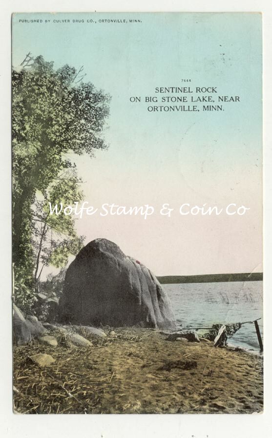 Photo is imprinted Wolfe Stamp & Coin Co, it does not appear on the 